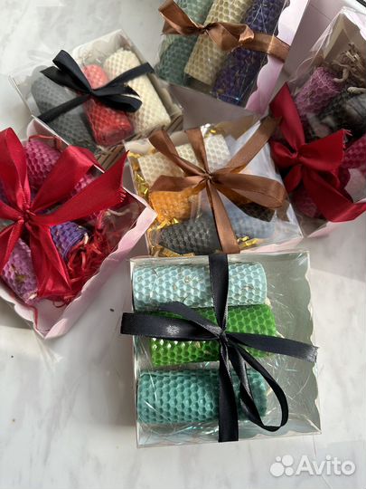 Свечи из вощины ручной работы