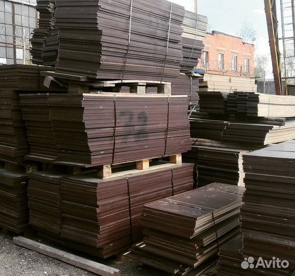 Фанера ламинированная 9 мм 1 сорт