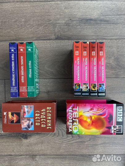 Кассеты VHS с фильмами