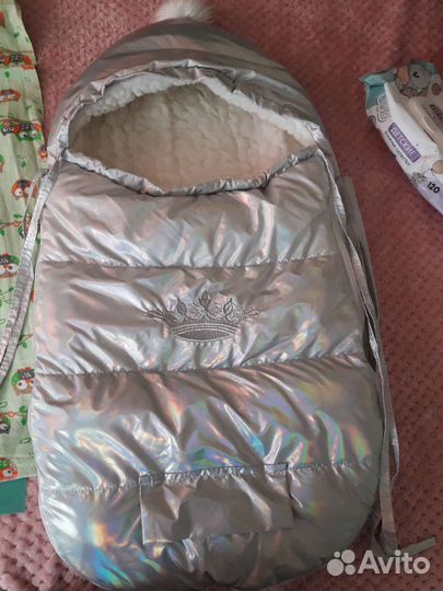 Зимний конверт для новорожденных