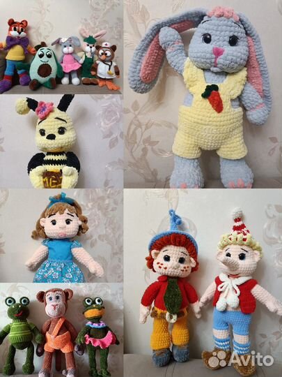 Вязаные игрушки (амигуруми)