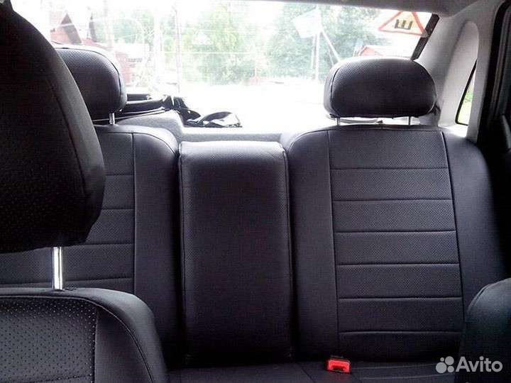 Авточехлы из экокожи Лада Приора седан