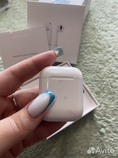 Беспроводные наушники apple airpods оригинал