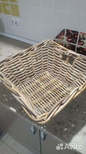 Корзины ротанг икея