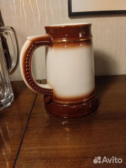 Кружка пивная керамическая Прага