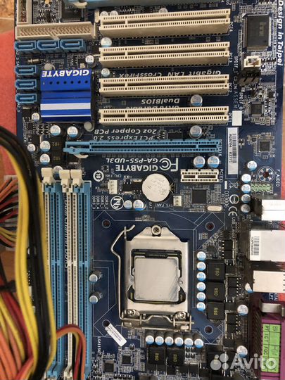 Материнская плата lga 1156+i3 550