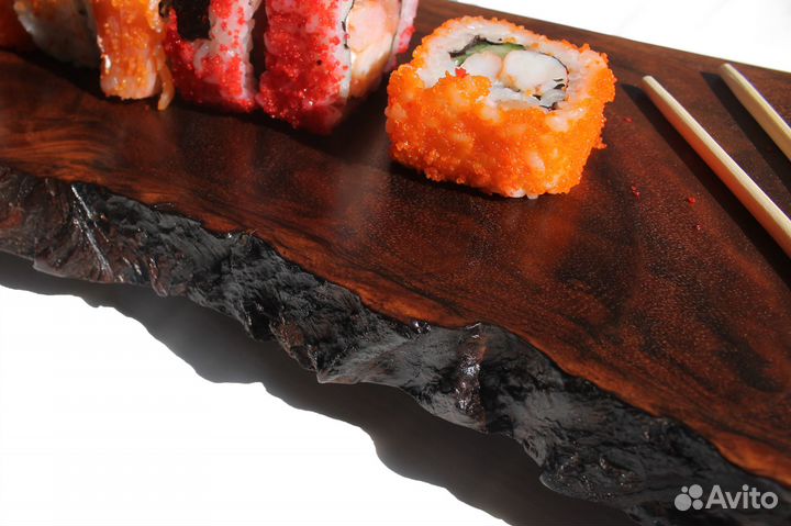 Доска сервировочная для ролов и суши 61,5х16х4,5см
