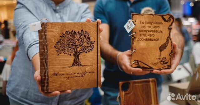 Крутые деревянные блокноты