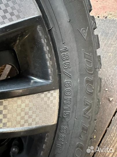 Шипованные Колеса в зборе R15 зима Skoda rapid