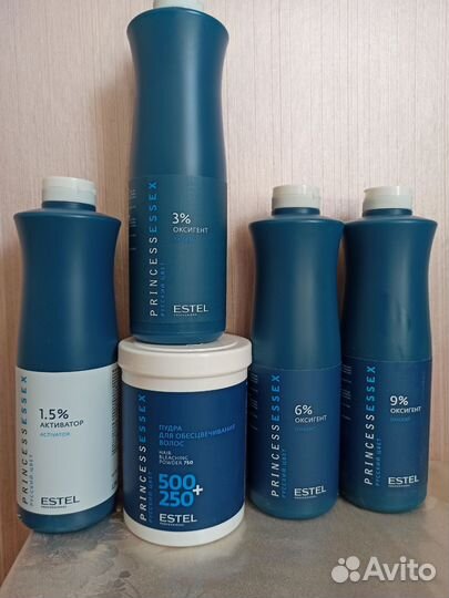 Эстель пудра для обесцвечивания, оксид 3, 6, 9