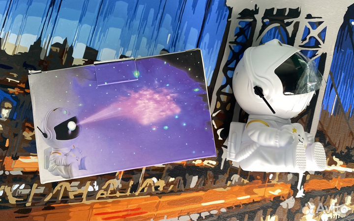 Проектор астронавт ночник