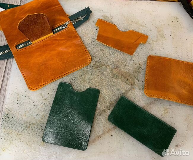 Кошелек кожаный 