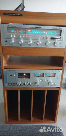 Ресивер,дека Marantz, Braun колонки с ориг стойкой