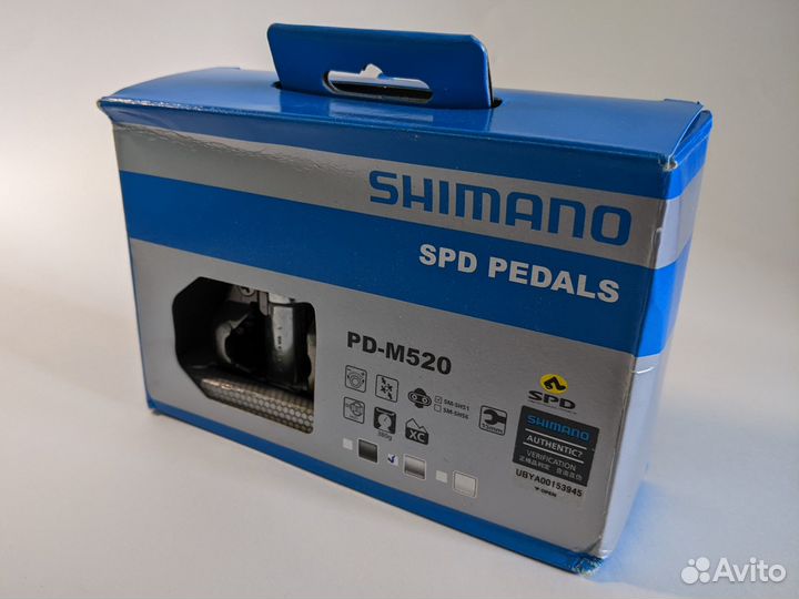 Новые контактные педали Shimano PD-M520, SPD