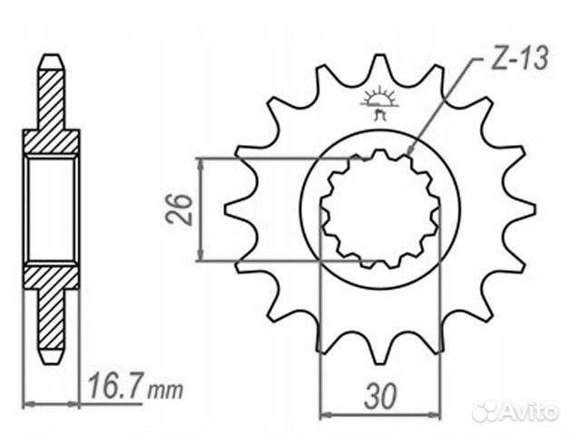 Комплект цепь и 2 звезды DID honda cbr1000rr 8-15
