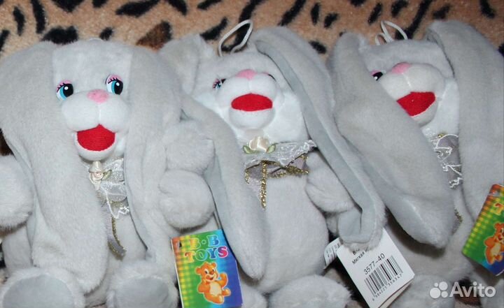 Мягкая игрушка заяц