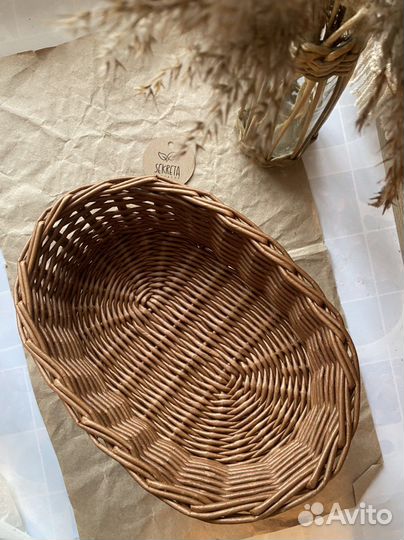 Овальная корзина
