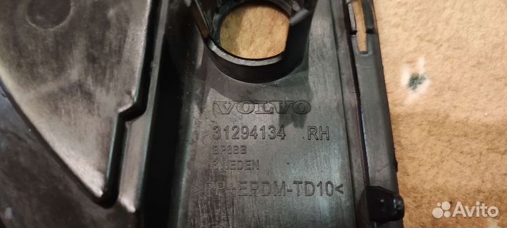 Накладка переднего бампера Volvo S60 II