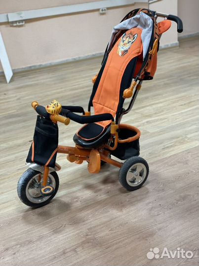 Велосипед трехколесный с тигренком