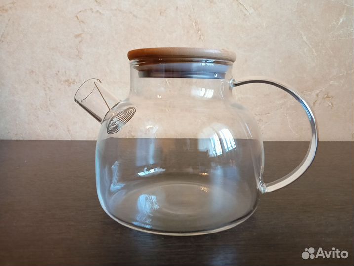 Чайник заварочный стеклянный 900мл новый