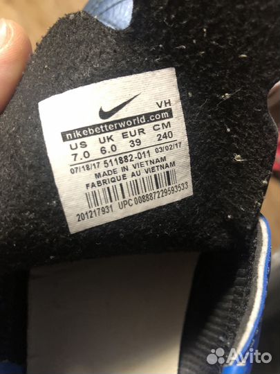 Сороконожки Nike Tiempo (original) 39 размер