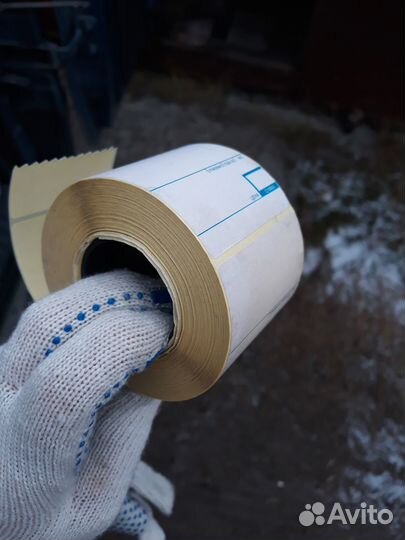 Термоэтикетка 58*60эко(с препринтом) и 100*150/500