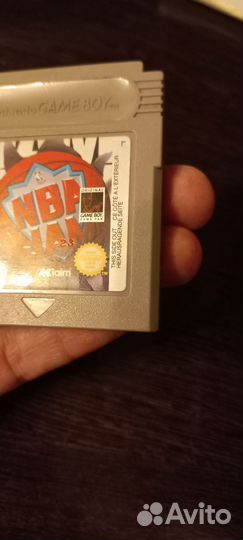 Картридж Gameboy original NBA jam