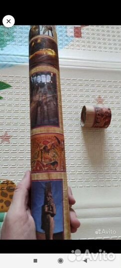 Картина на папирусе из Египта