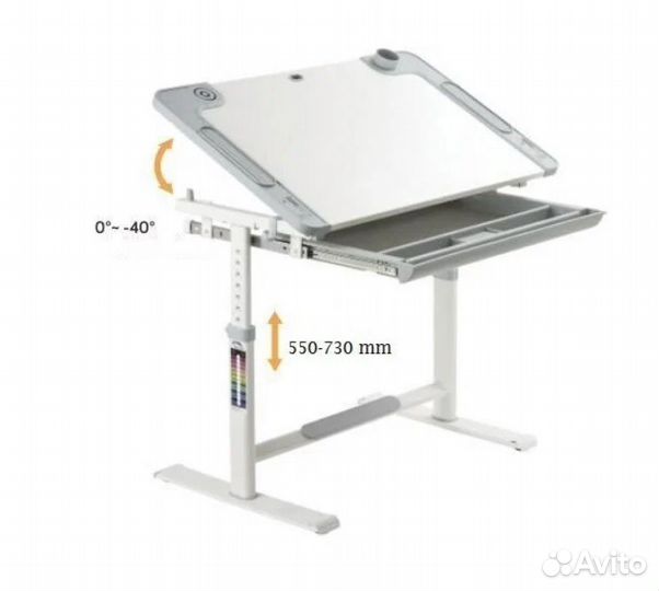 Растущая парта трансформер Littonia