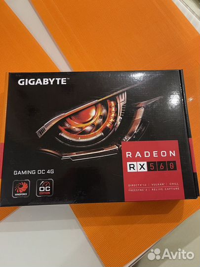 Видеокарта radeon RX 560 gaming OC 4G R2
