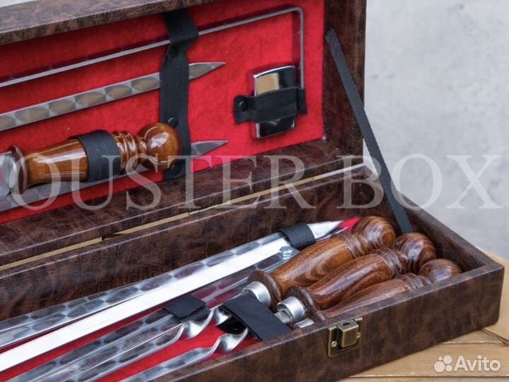 Подарочный набор с шампурами 