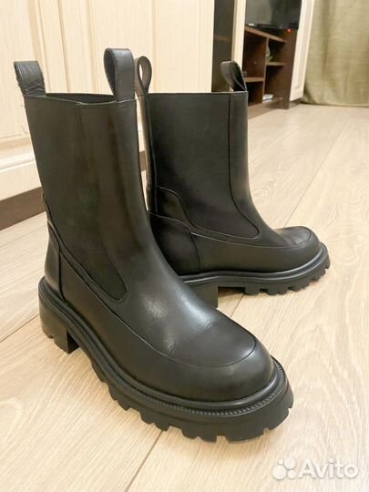 Ботинки челси женские 38 натуральная кожа