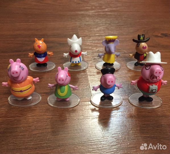 Игрушки Свинка Пэппа (Peppa Pig) из Чупа Чупсов