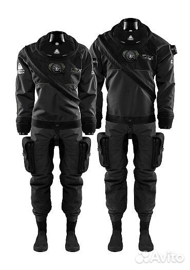 Сухой гидрокостюм для дайвинга D7x