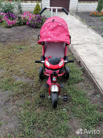 Детская коляска прогулочный велосипед