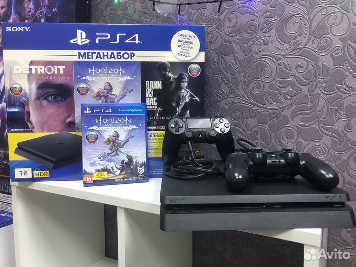 PS4 Slim 1tb 2208b продажа/аренда с играми