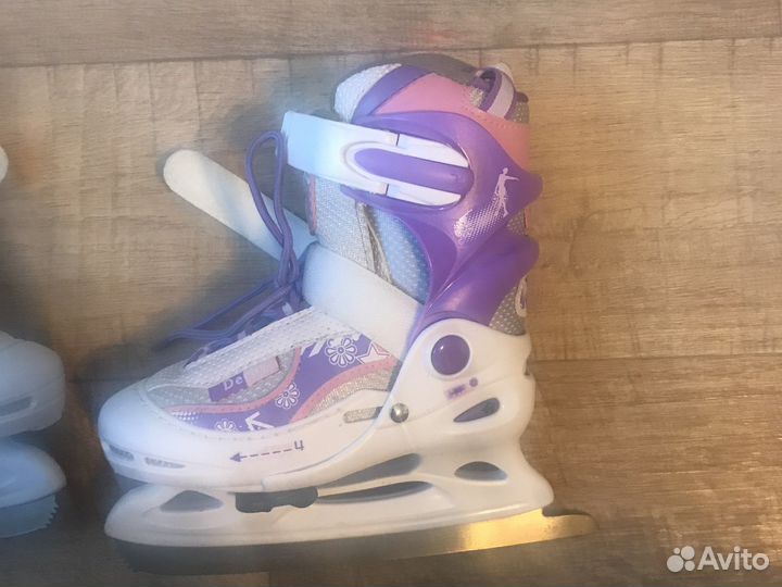 Коньки на девочку раздвижные