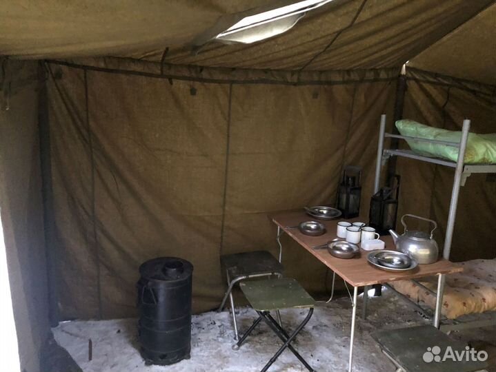 Палатка Гарнизон 8 комбинированная