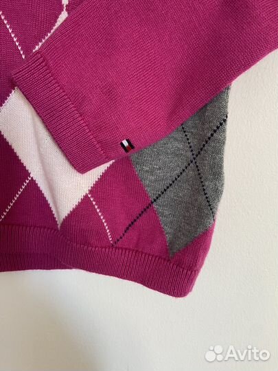 Джемпер tommy hilfiger розовый XS