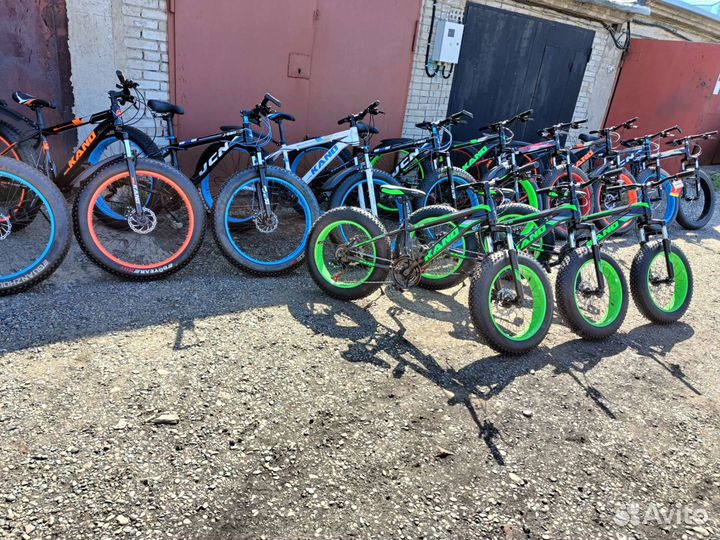 Велосипеды фэтбайки новые