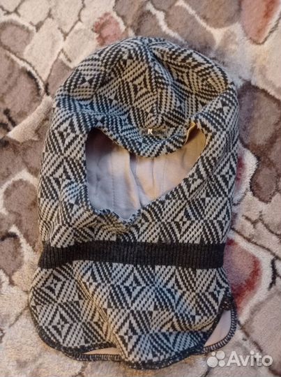 Шапка шлем зимний на 3-5 лет