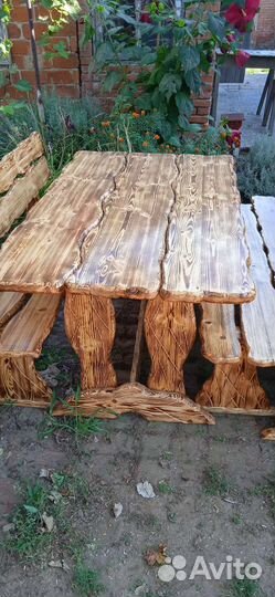 Мебель садовая, массив дерева