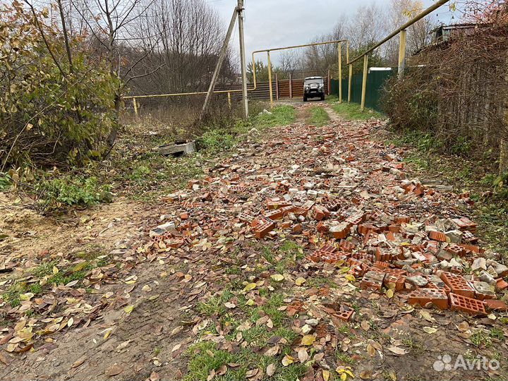 Грунт,битый кирпич