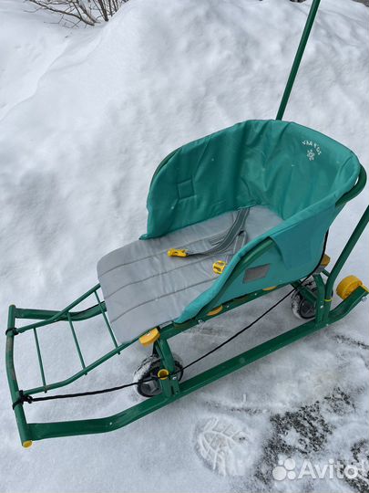 Санки с колесами