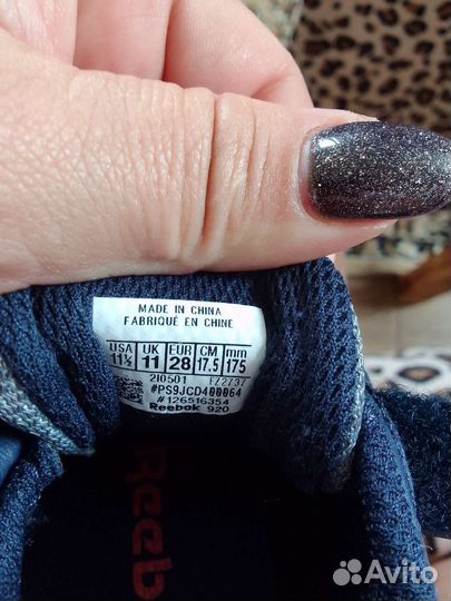 Кроссовки детские Reebok новые