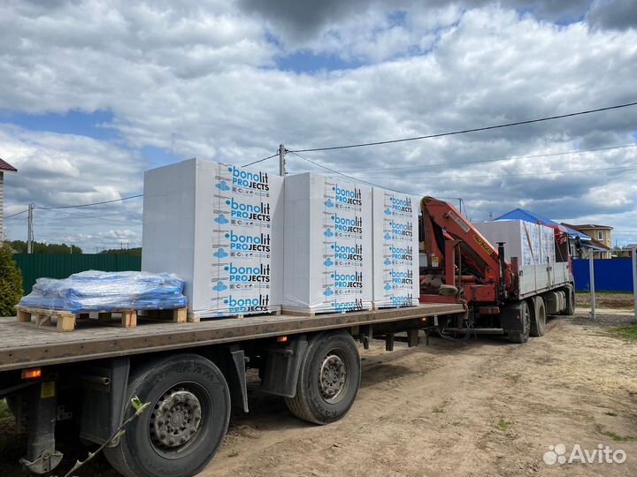 Строительные и перегородочные блоки Бонолит