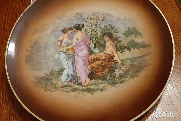 Тарелка на стену,фарфор