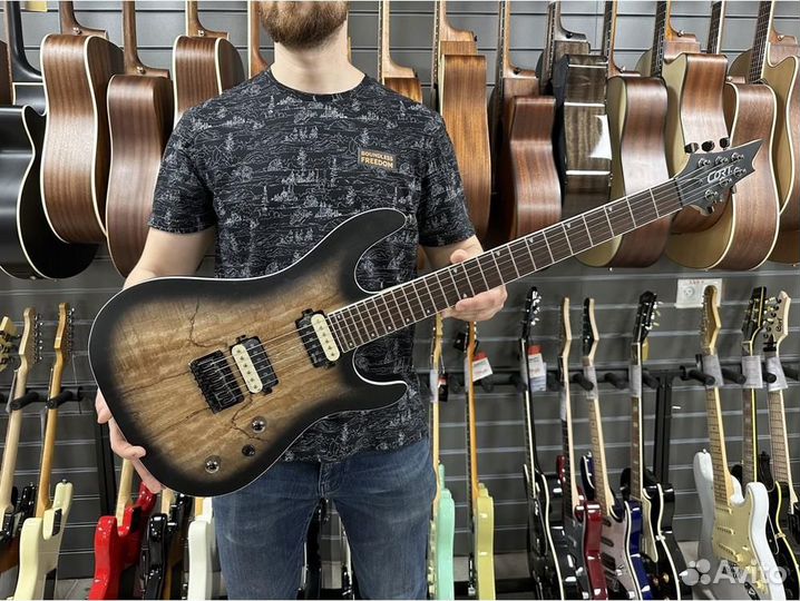 Cort KX300-oprb Электрогитара, коричневый санберст