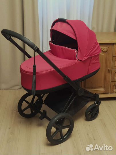 Коляска 3в1 Cybex Priam lll true red