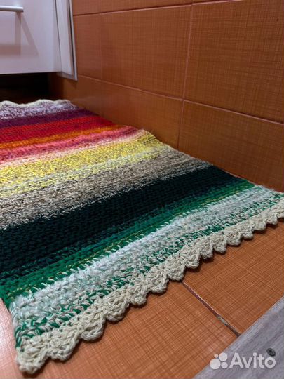 Коврик вязаный крючком